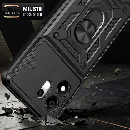Case for Honor 600 Smart, Techsuit, CamShield, Black