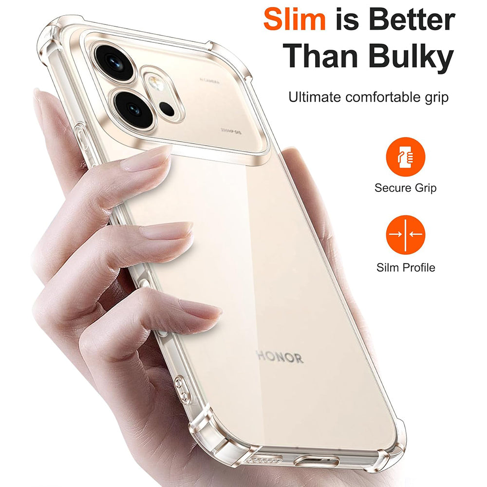 Hülle für Honor 600, Techsuit, Shockproof Clear, Transparent