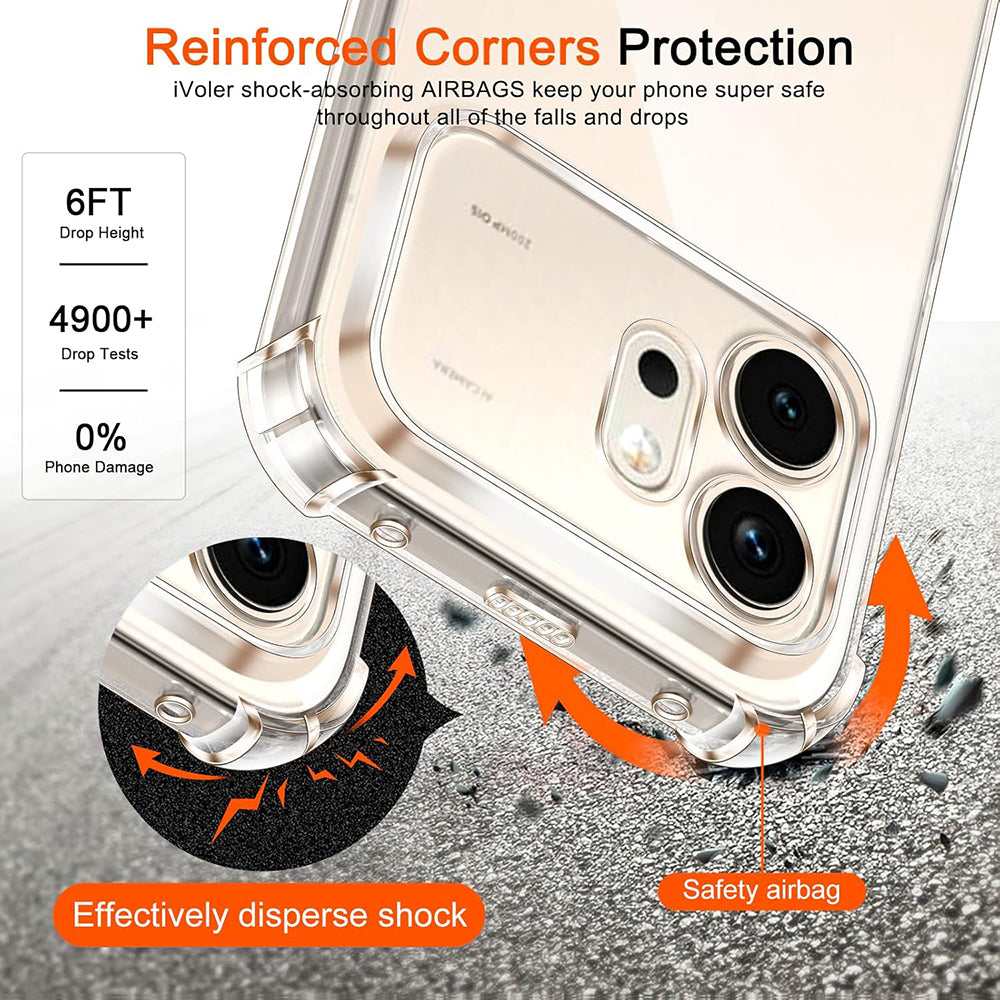 Hülle für Honor 600, Techsuit, Shockproof Clear, Transparent