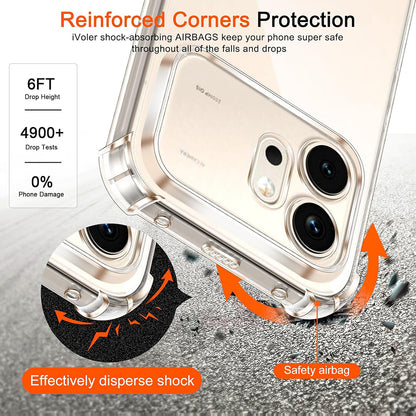 Hülle für Honor 600, Techsuit, Shockproof Clear, Transparent