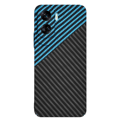 Hülle für Honor 90 Lite, Techsuit, Carbonite FiberShell, Schwarz Blau