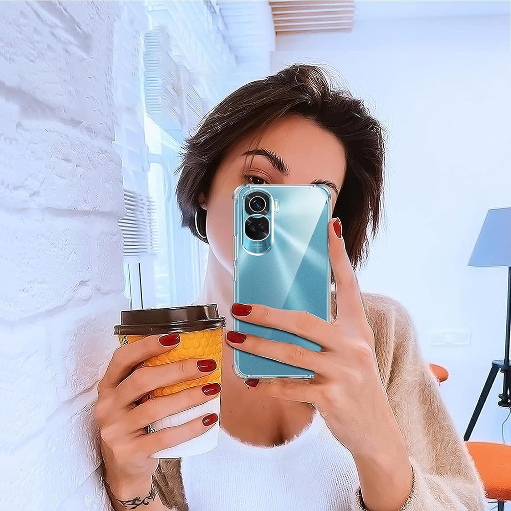 Hülle für Honor 90 Lite, Techsuit, Shockproof Clear, Transparent