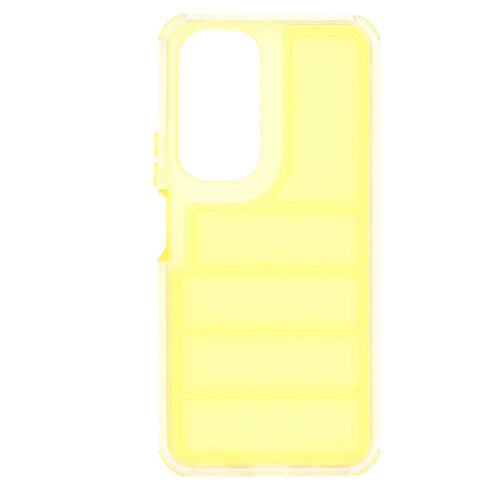 Hülle für Honor 90 Lite, Techsuit, Wave Shield, Gelb