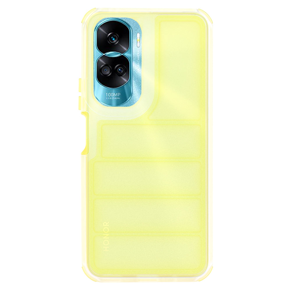 Hülle für Honor 90 Lite, Techsuit, Wave Shield, Gelb