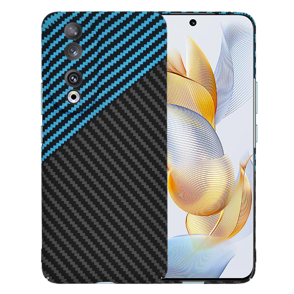 Hülle für Honor 90, Techsuit, Carbonite FiberShell, Schwarz Blau