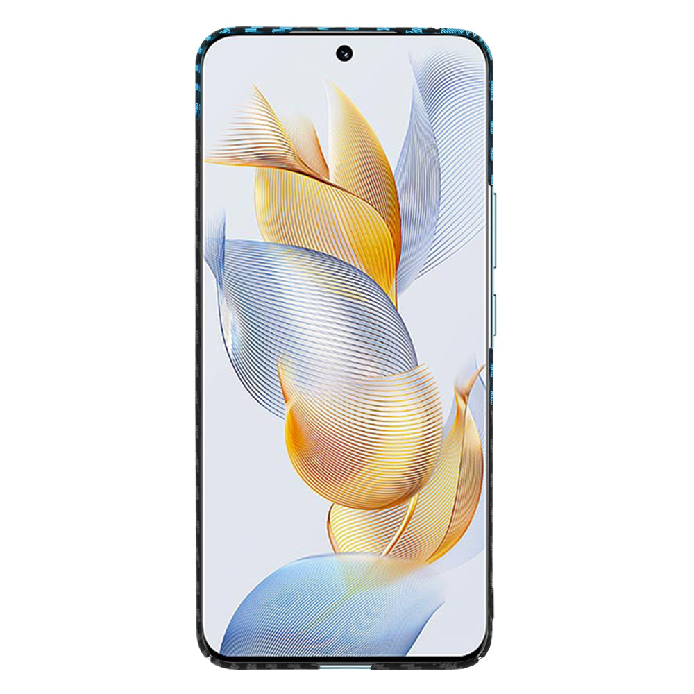 Hülle für Honor 90, Techsuit, Carbonite FiberShell, Schwarz Blau