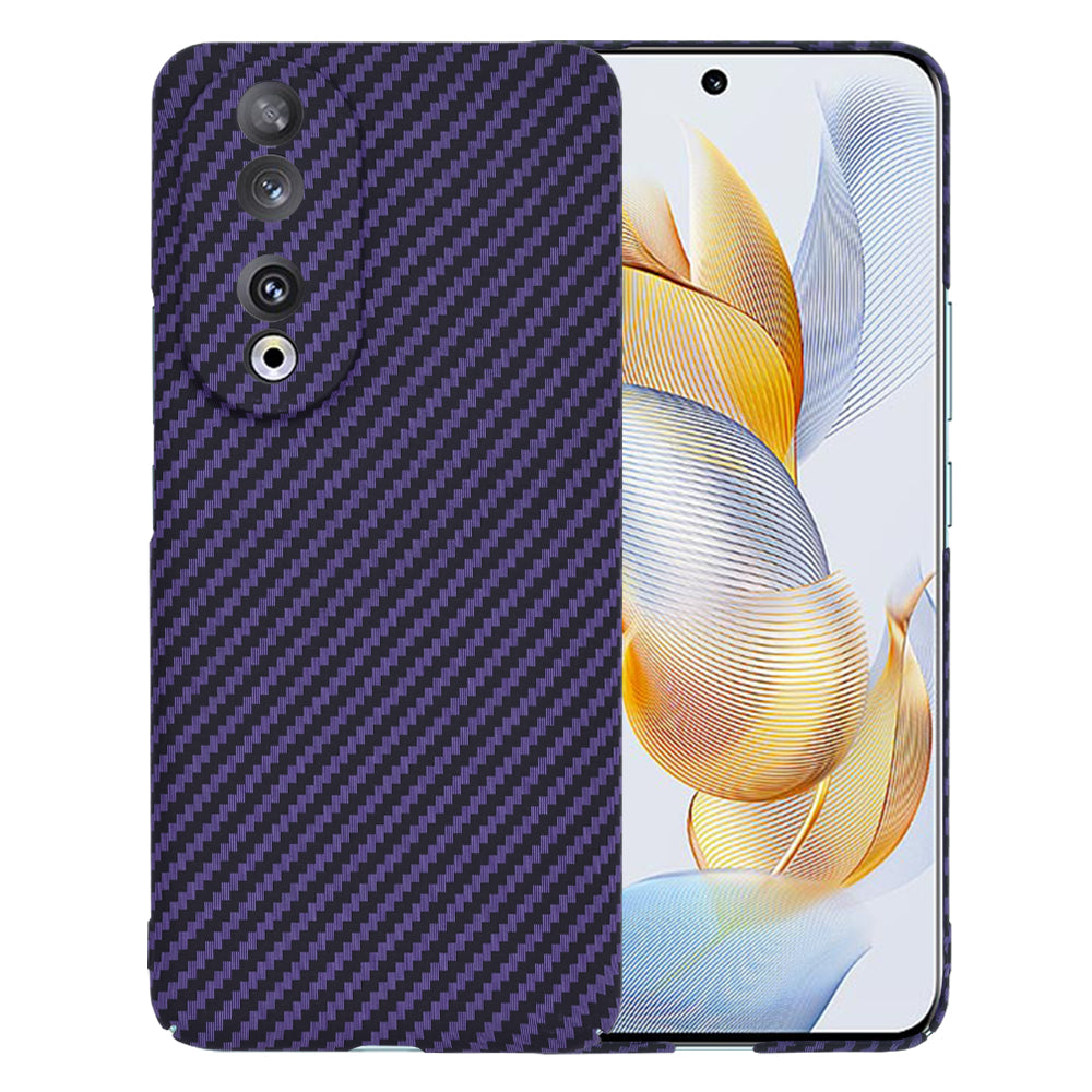 Hülle für Honor 90, Techsuit, Carbonite FiberShell, Lila