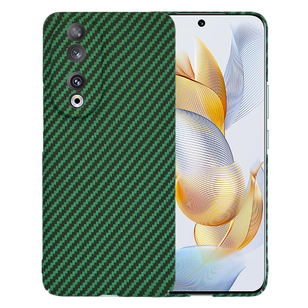 Hülle für Honor 90, Techsuit, Carbonite FiberShell, Grün