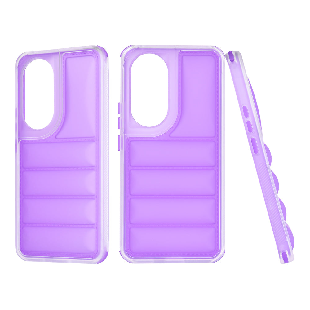 Hülle für Honor 90, Techsuit, Wave Shield, Lila