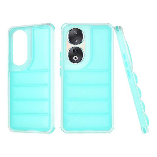Hülle für Honor 90, Techsuit, Wave Shield, Türkis