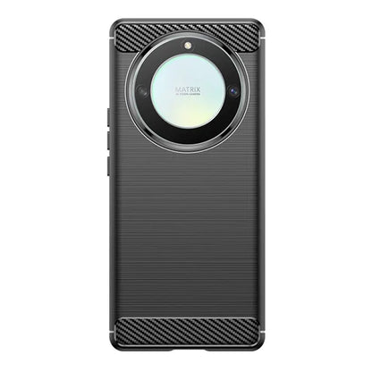 Hülle für Honor Magic5 Lite, Techsuit, Carbon, Schwarz