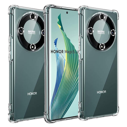Hülle für Honor Magic5 Lite, Techsuit, stoßfest klar, transparent