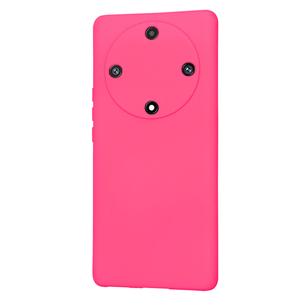 Hülle für Honor Magic5 Lite, Techsuit, SoftFlex, Dunkelrosa