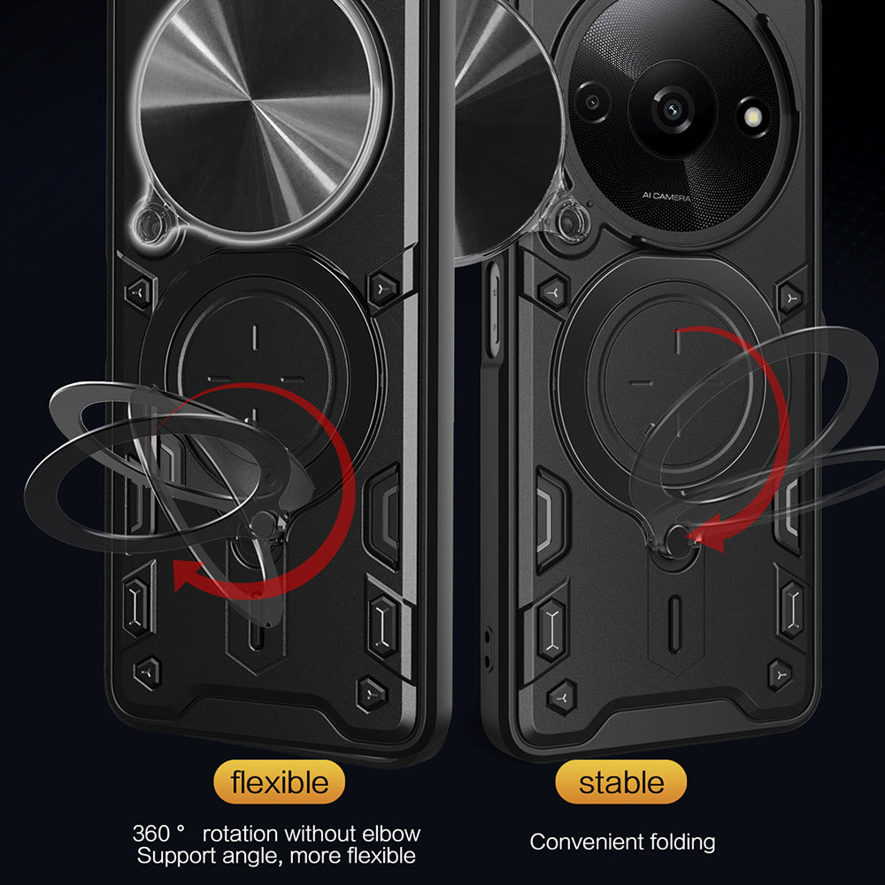 Hülle für Honor Magic6 Lite, Techsuit, CamGuard Pro, Lila