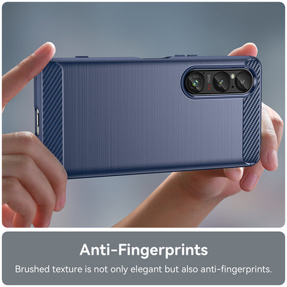 Hülle für Honor Magic6 Lite, Techsuit, Carbon, Blau