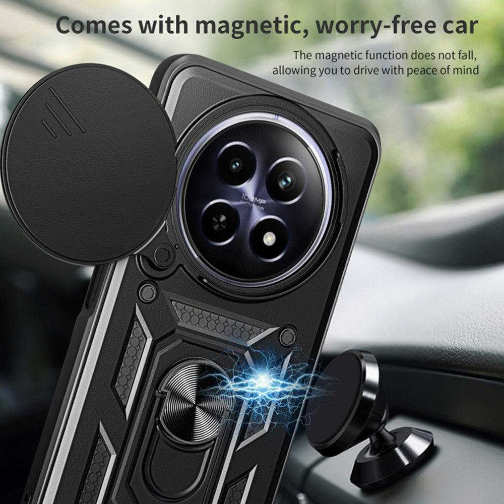 Case for Honor Magic6 Pro, Techsuit, CamShield, Black
