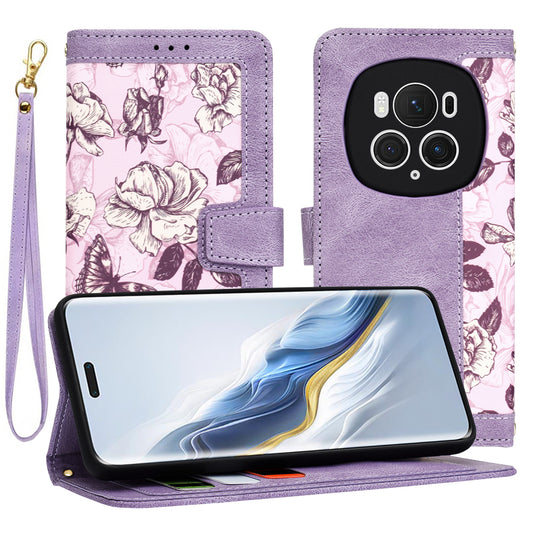 Case for Honor Magic6 Pro, Techsuit, FlipCraft, Purple