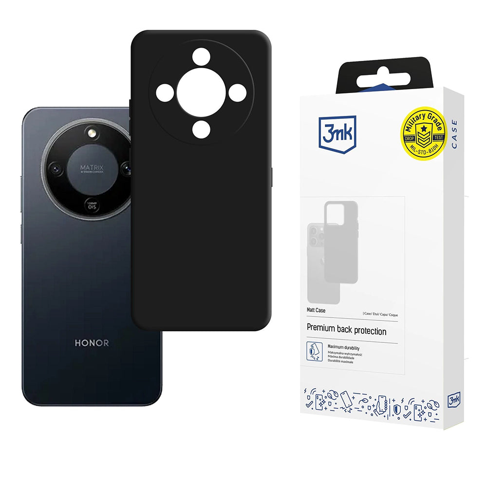 Case for Honor Magic8 Lite, 3MK, Matte Black