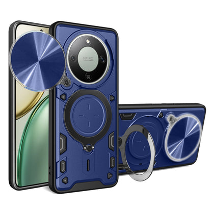 Hülle für Honor Magic8 Lite, Techsuit, CamGuard Pro, Blau