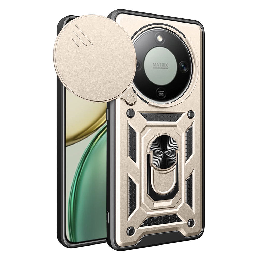 Hülle für Honor Magic8 Lite, Techsuit, CamShield, Gold
