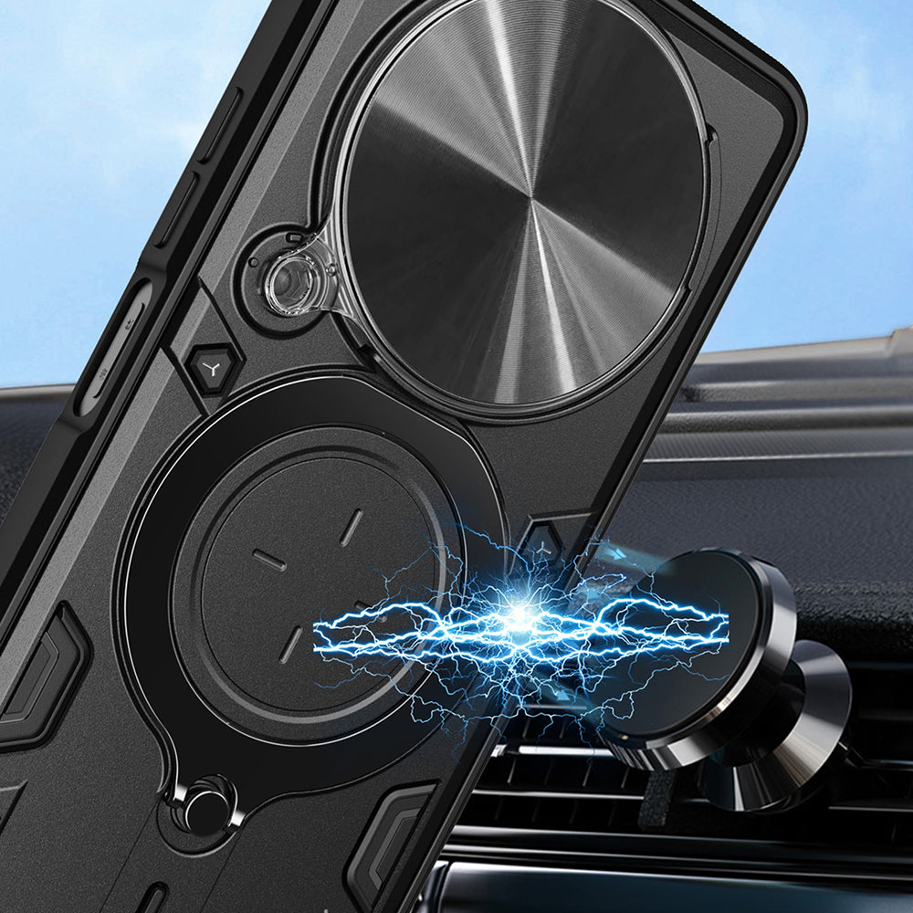 Hülle für Honor Magic8 Pro, Techsuit, CamGuard Pro, Rot