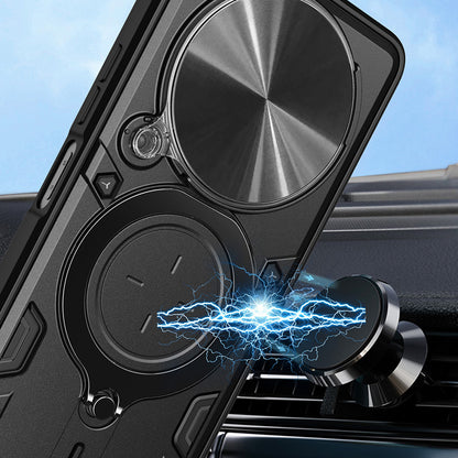 Hülle für Honor Magic8 Pro, Techsuit, CamGuard Pro, Rot