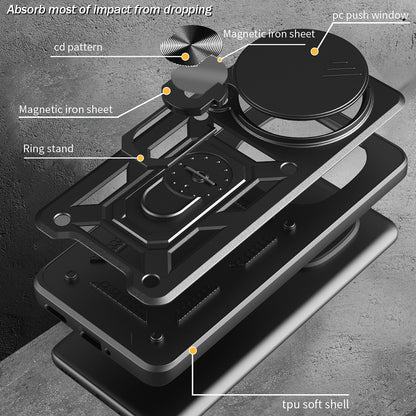 Hülle für Honor Magic8 Pro, Techsuit, CamShield, Roségold