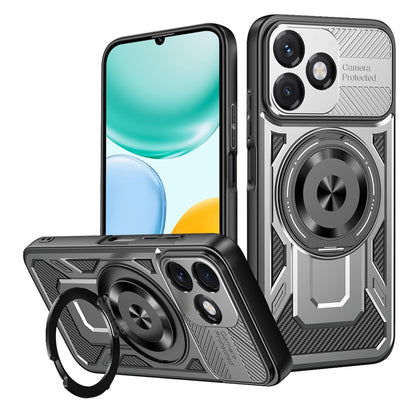 Hülle für Honor X5c Plus, Techsuit, RuggedCam, Grau