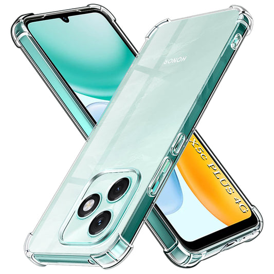 Hülle für Honor X5c Plus, Techsuit, stoßfest klar, transparent