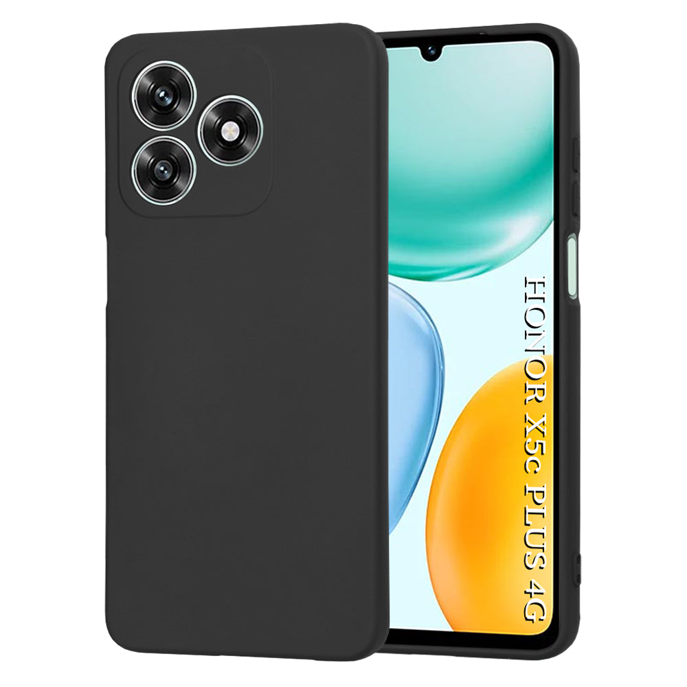 Hülle für Honor X5c Plus, Techsuit, SoftFlex, Schwarz