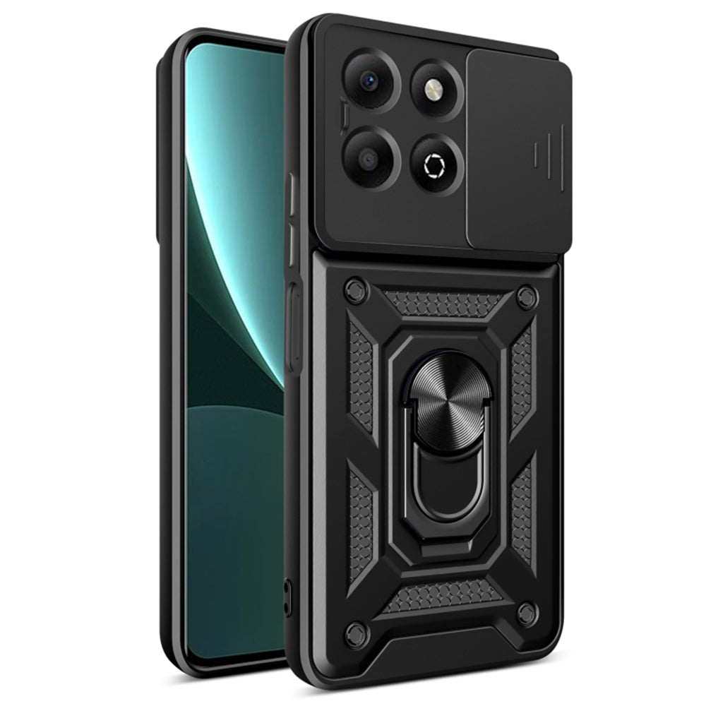 Hülle für Honor X6b, Techsuit, CamShield, Schwarz