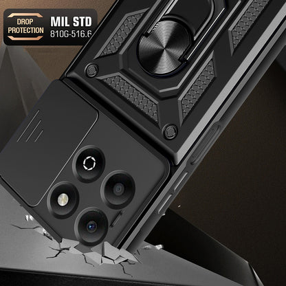 Hülle für Honor X6b, Techsuit, CamShield, Schwarz