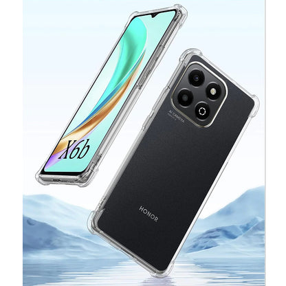 Case for Honor X6b, Techsuit, Shockproof Clear, Transparent
