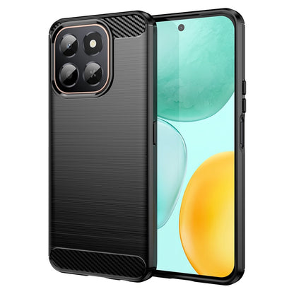 Hülle für Honor X6c, Techsuit, Carbon, Schwarz