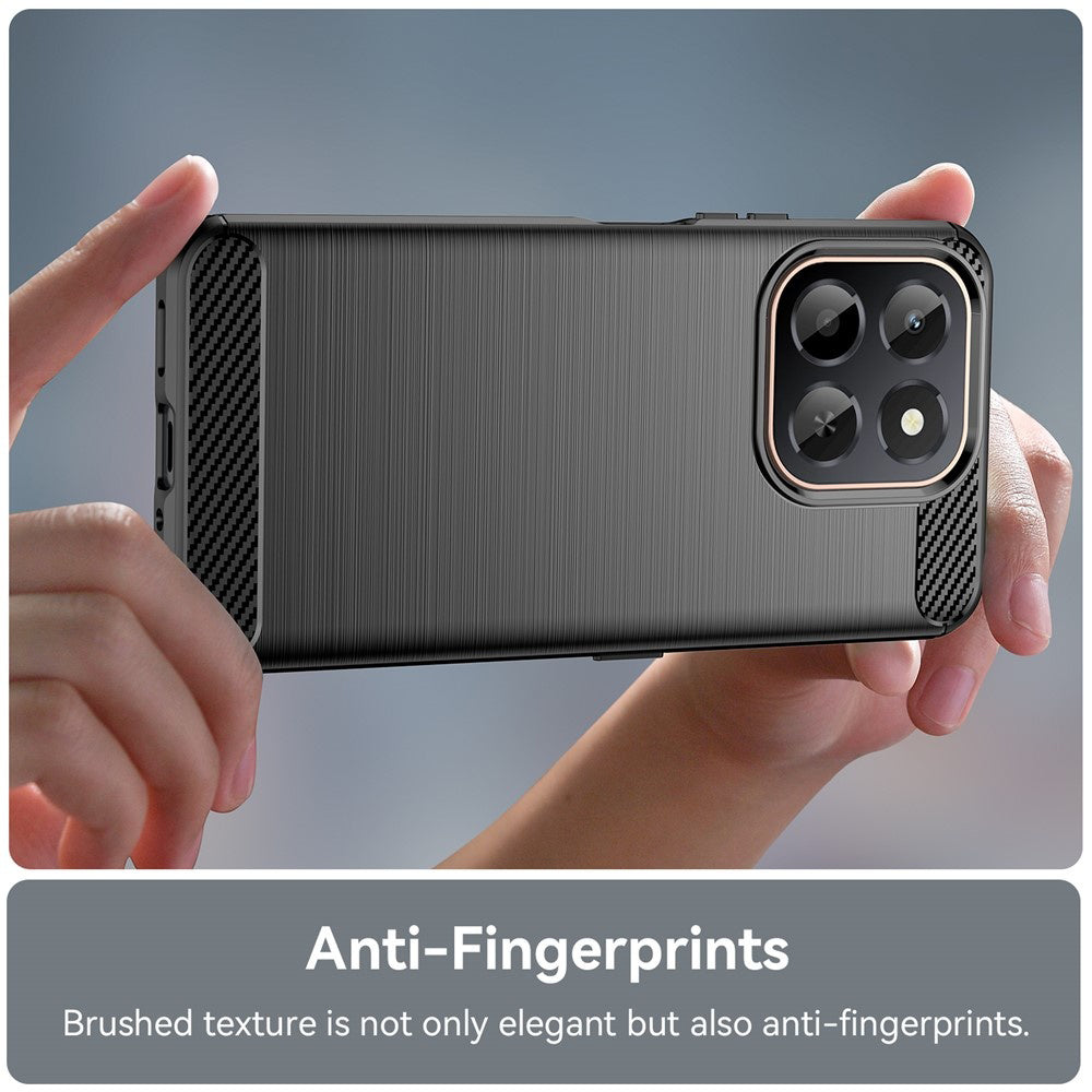 Hülle für Honor X6c, Techsuit, Carbon, Schwarz