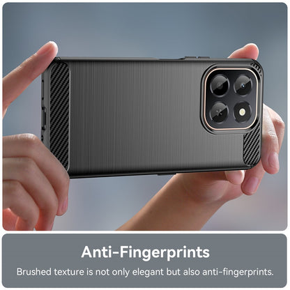 Hülle für Honor X6c, Techsuit, Carbon, Schwarz