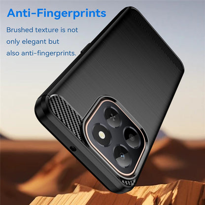 Hülle für Honor X6c, Techsuit, Carbon, Schwarz
