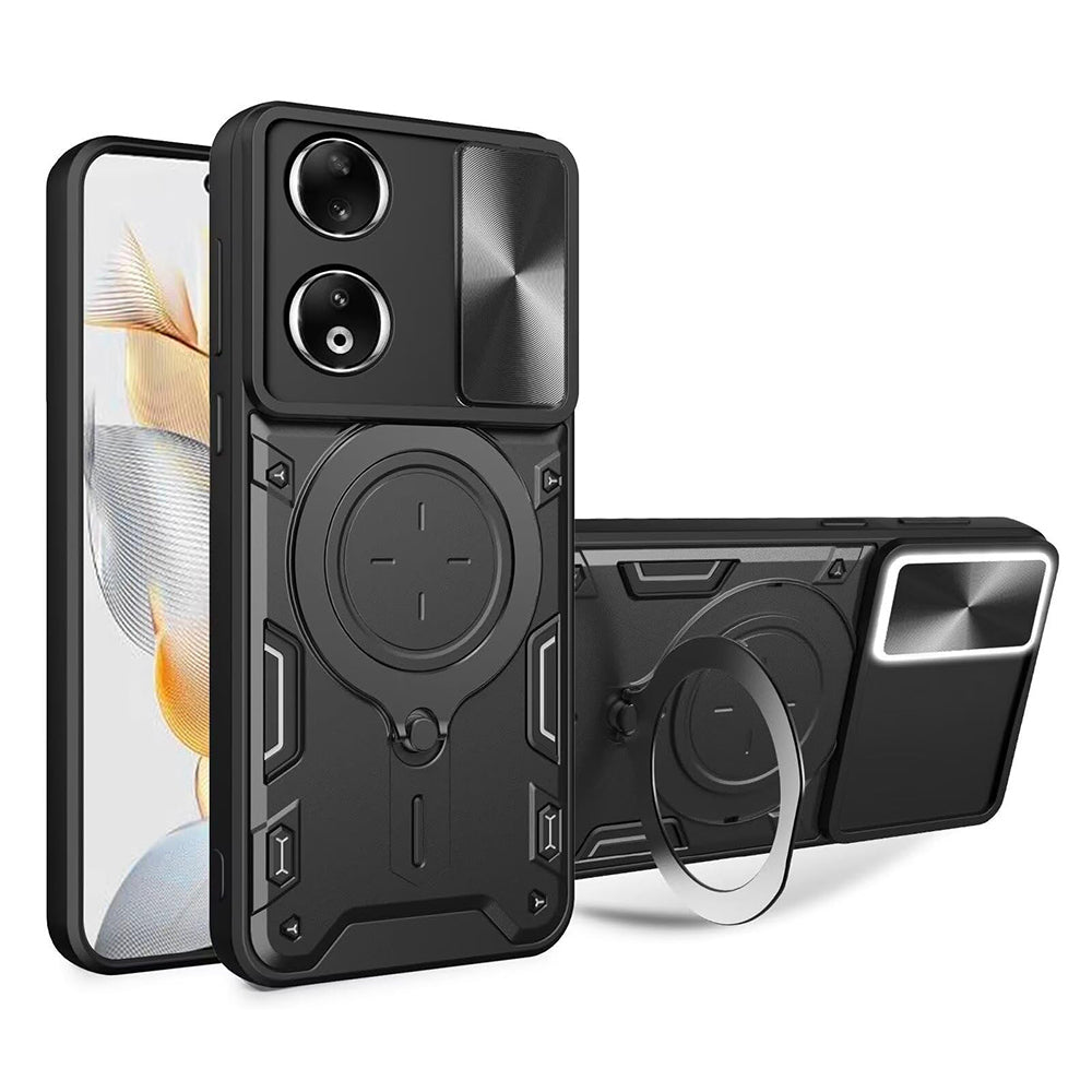 Hülle für Honor X7b 5G / 90 Smart / X7b 4G, Techsuit, CamGuard Pro, Schwarz