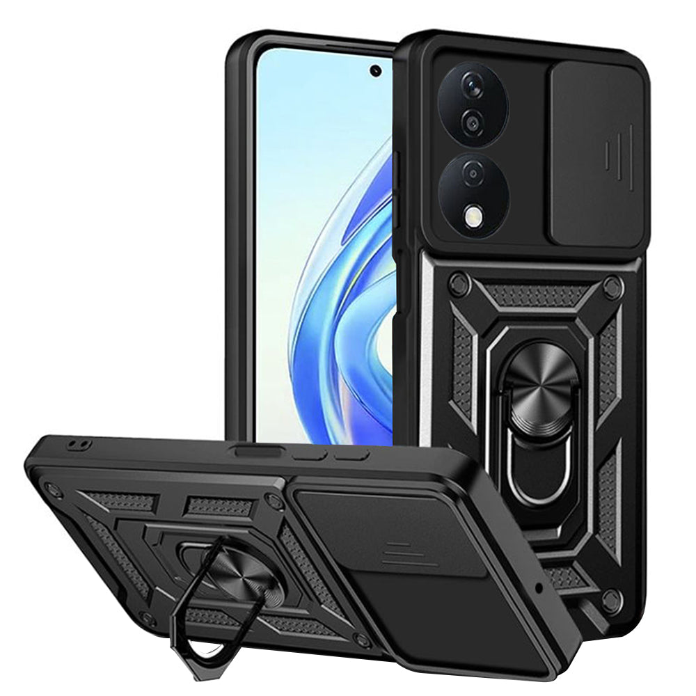 Hülle für Honor X7b 5G / 90 Smart / X7b 4G, Techsuit, CamShield, Schwarz