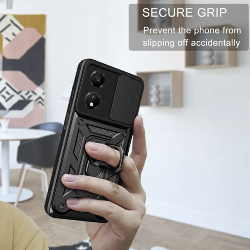 Hülle für Honor X7b 5G / 90 Smart / X7b 4G, Techsuit, CamShield, Schwarz