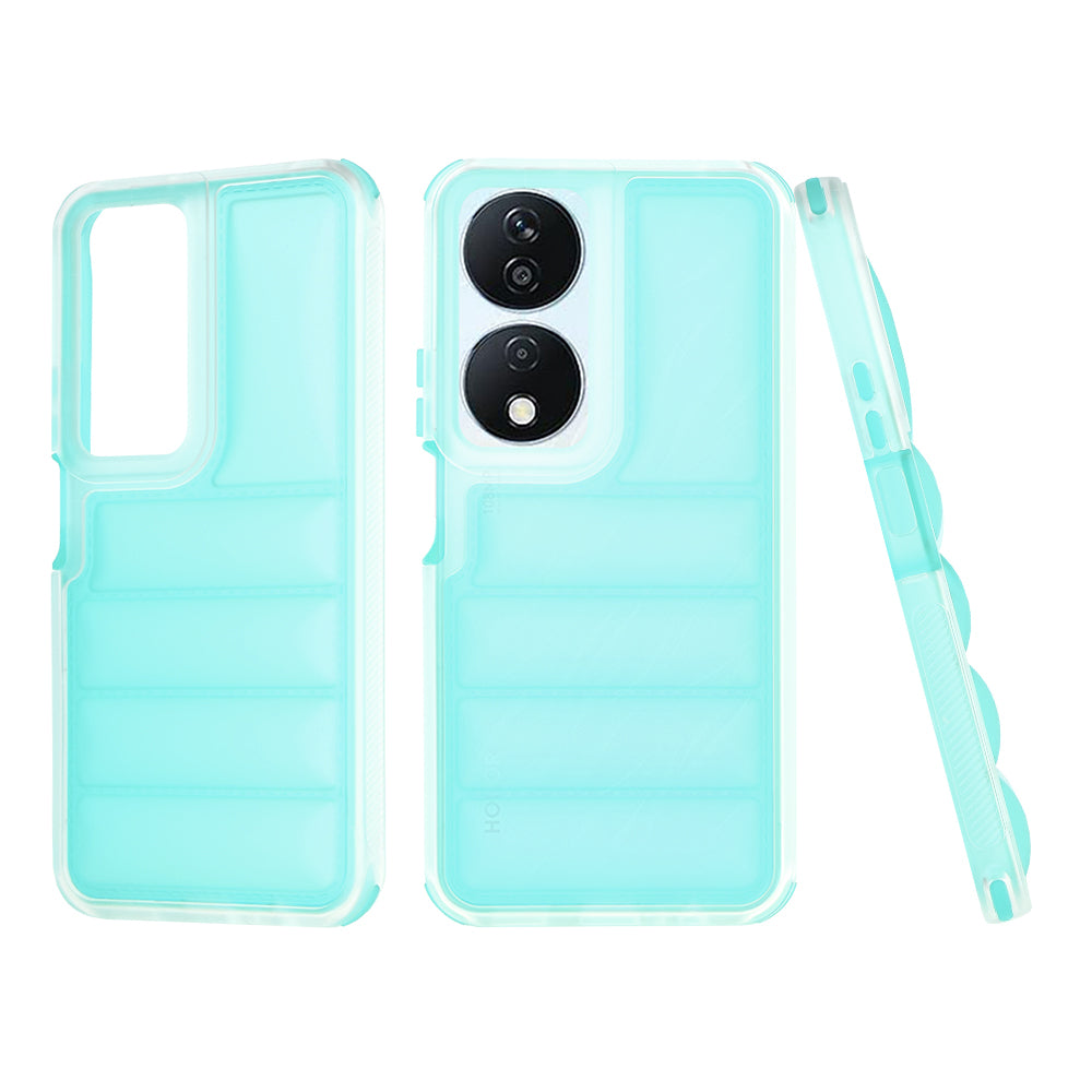 Hülle für Honor X7b 5G / 90 Smart / X7b 4G, Techsuit, Wave Shield, Türkis