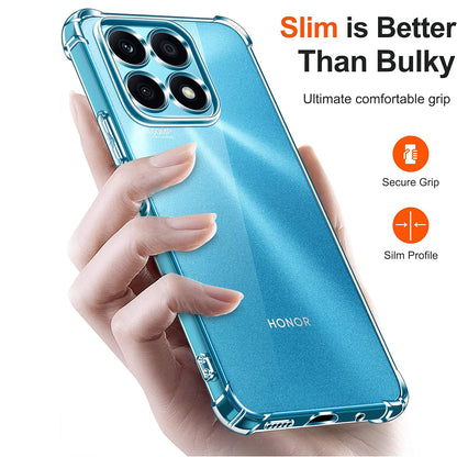 Hülle für Honor X8a, Techsuit, stoßfest klar, transparent