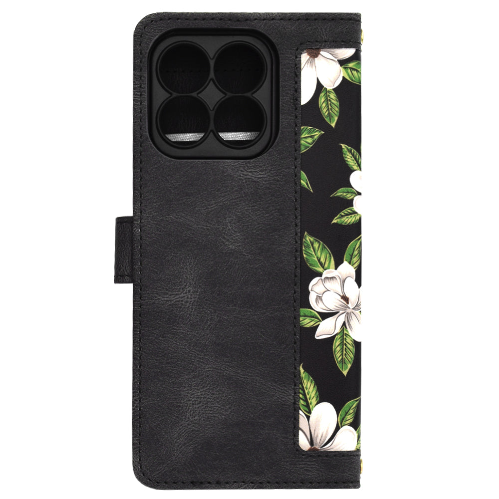 Hülle für Honor X8b, Techsuit, FlipCraft, Schwarz