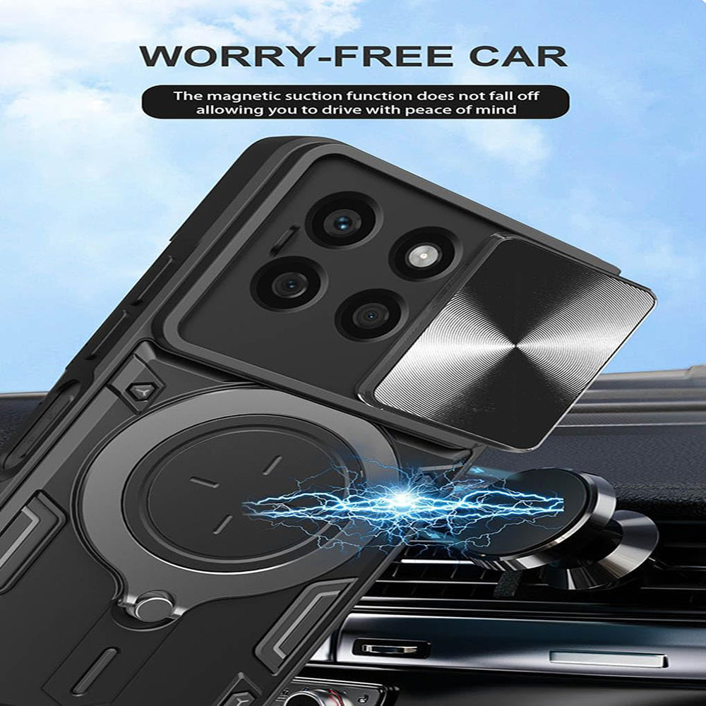 Hülle für Honor X8c, Techsuit, CamGuard Pro, Lila