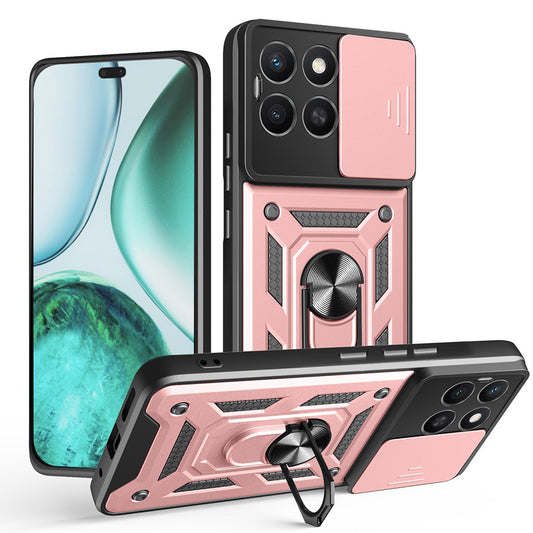 Hülle für Honor X8c, Techsuit, CamShield, Rosa