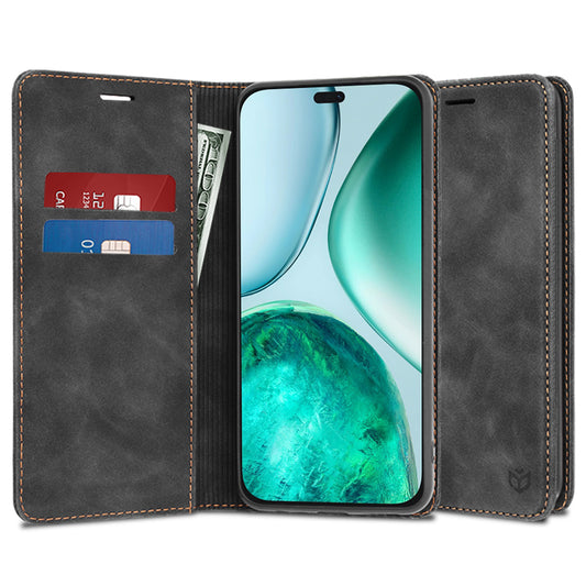 Hülle für Honor X8c, Techsuit, Confy, Schwarz