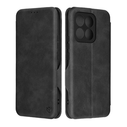 Hülle für Honor X8c, Techsuit, Safe Wallet Plus, Schwarz