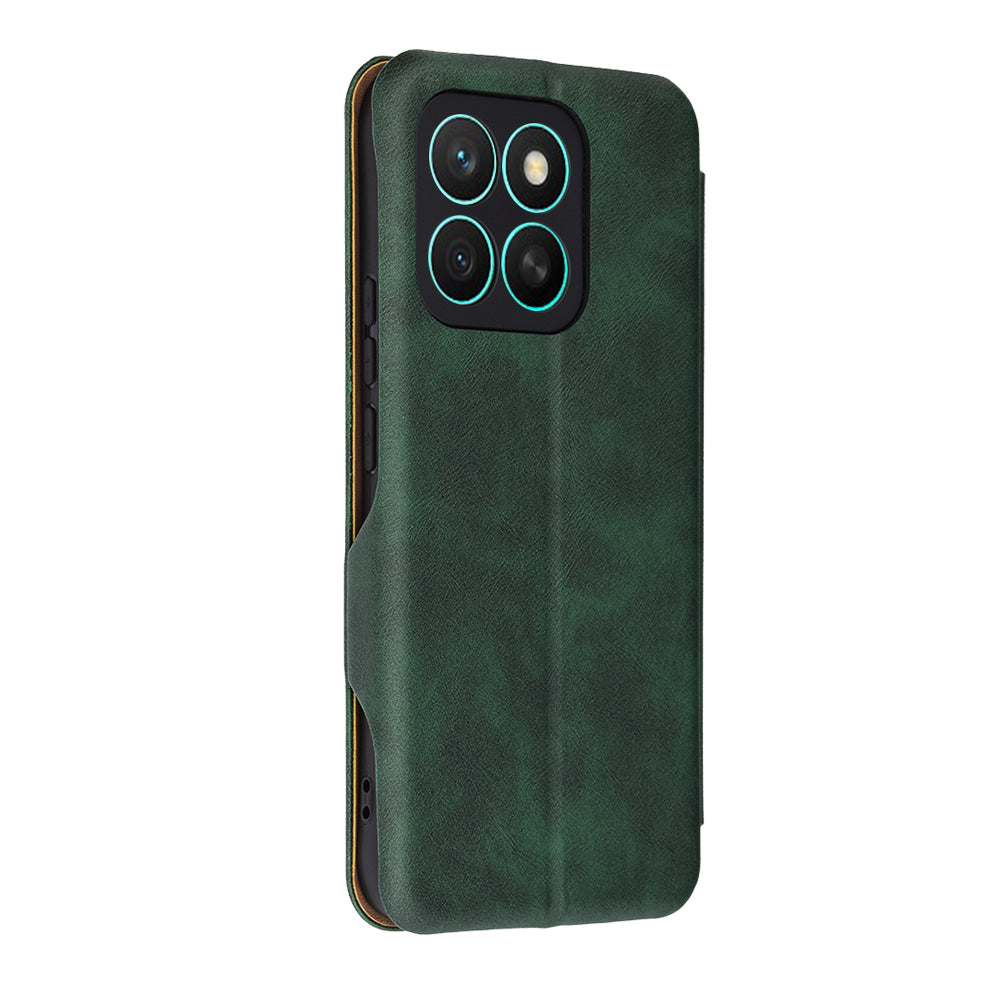 Hülle für Honor X8c, Techsuit, Safe Wallet Plus, Grün