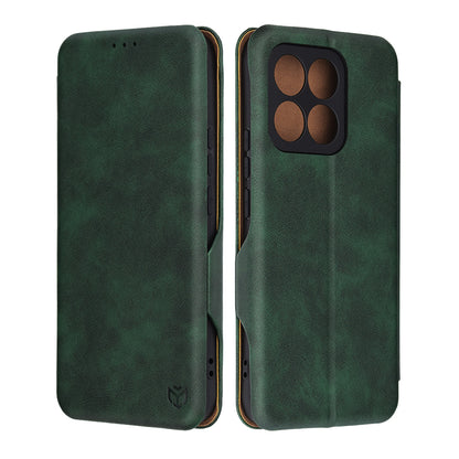 Hülle für Honor X8c, Techsuit, Safe Wallet Plus, Grün