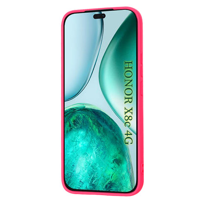 Hülle für Honor X8c, Techsuit, SoftFlex, Dunkelrosa